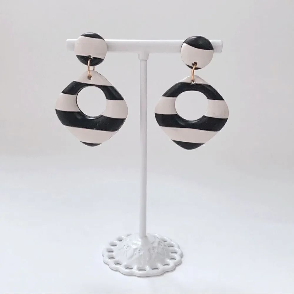 🖤New Polymer Clay Earrings Hypoallergenic